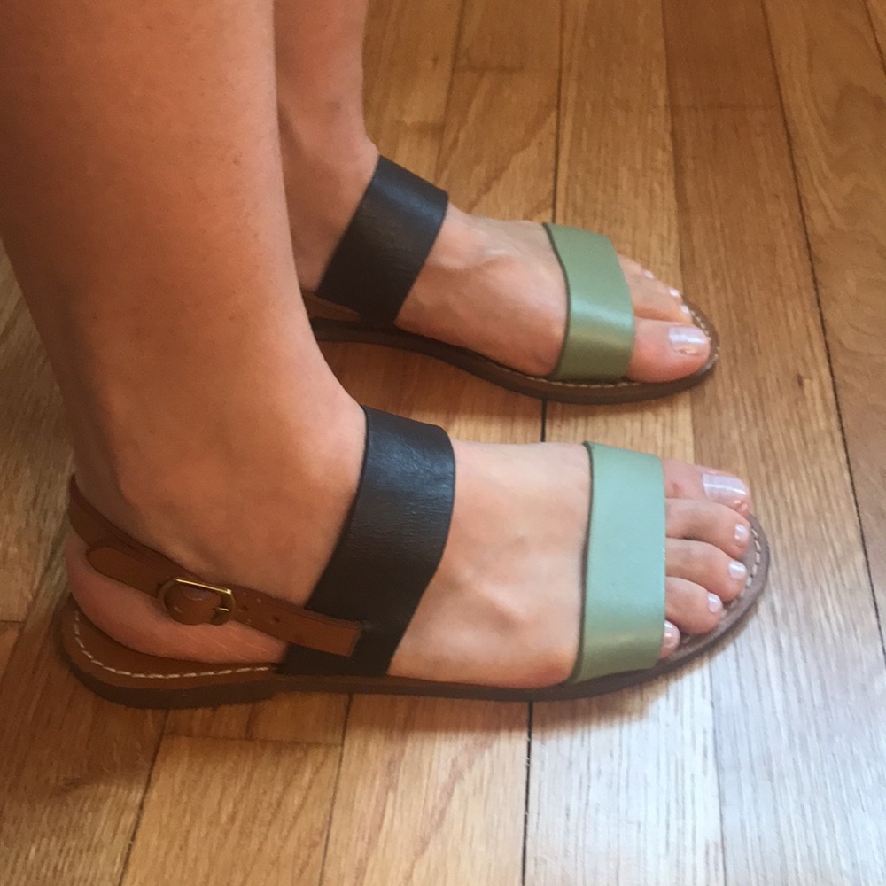 Madewell Color Block Sandals